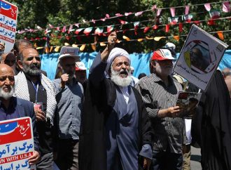 گزارشی از حضور باشکوه روحانیون تهرانی در راهپیمایی روز قدس