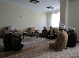 دیدار از حاج آقای فیاضی استاد حوزه امام خمینی ره سال 96